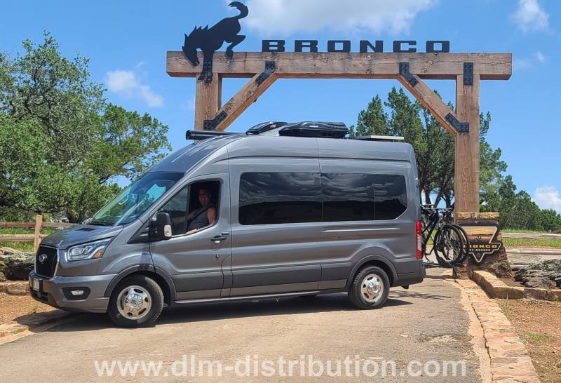 Bronco Off-Roadeo TX in a DLM Mini Medium Roof Campervan